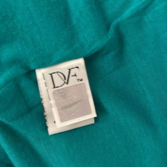 NWT Diane Von Furstenberg Zarita Elegant Lace Dress in Teal, US2 - Picture 12 of 13